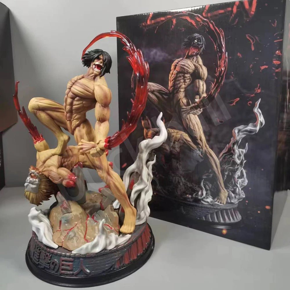 Eren Jeager Attack On Titan Attack Titan Form Action Figure 32cm - ZenAnimeMarket
