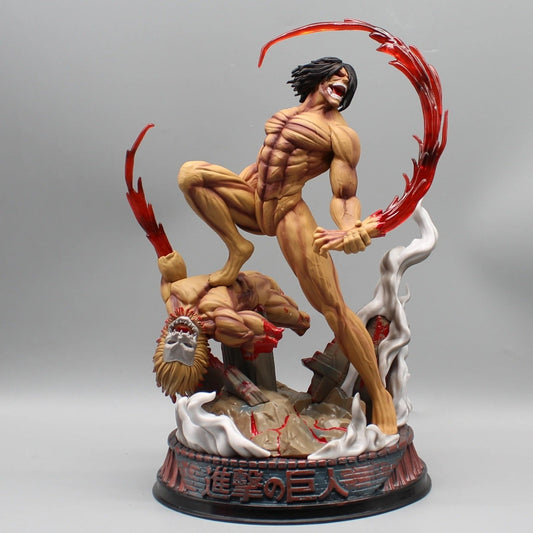 Eren Jeager Attack On Titan Attack Titan Form Action Figure 32cm - ZenAnimeMarket