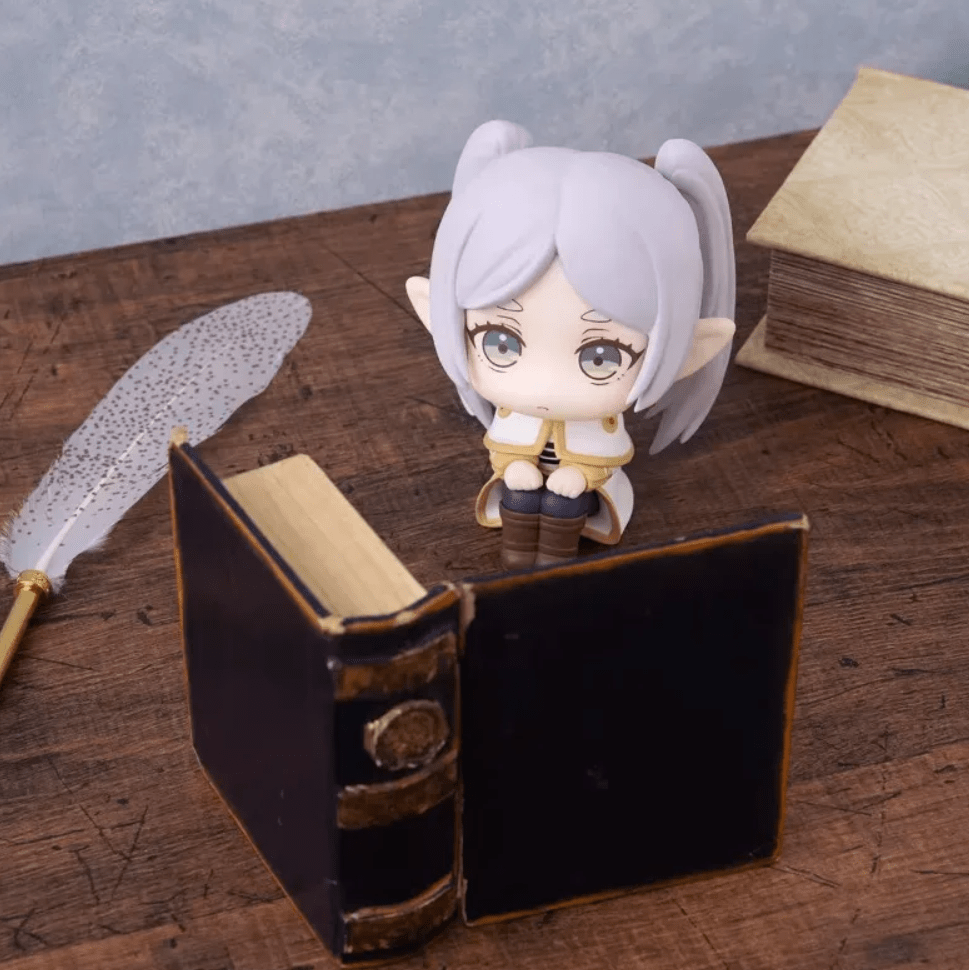Frieren: Beyond Journey's End Chibi Lookup Action Figure - ZenAnimeMarket