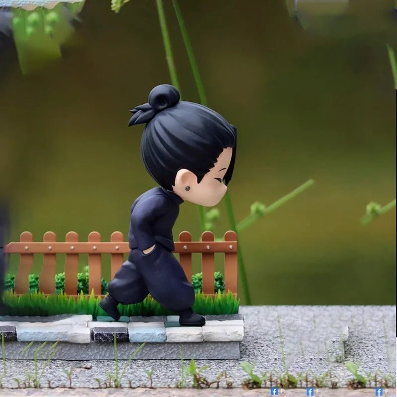 Gojo Satoru & Geto Suguru Walking Funny Cute Action Figures Jujutsu Kaisen Anime & Manga - ZenAnimeMarket