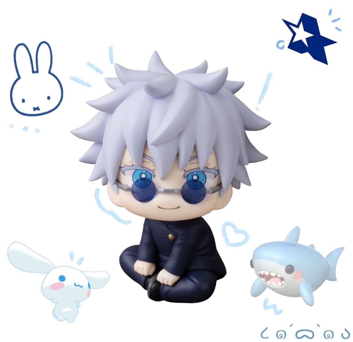 Gojo Satoru Jujutsu Kaisen Chibi Lookup Action Figure - ZenAnimeMarket