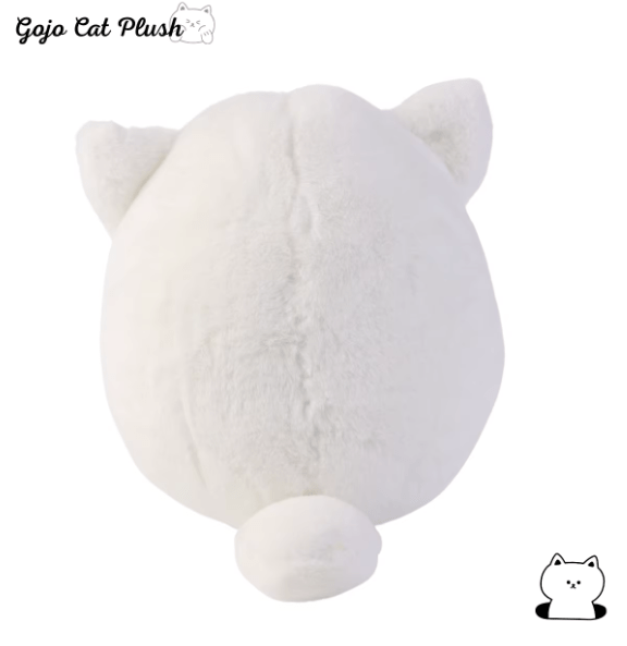Gojo's White Cat Jujutsu Kaisen Cute Plushy Soft Toy Wearing Sunglasses - ZenAnimeMarket