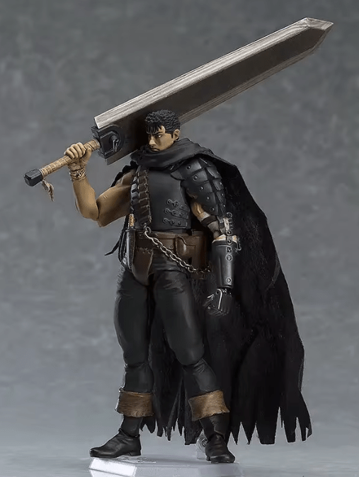 Guts Berserk Customizable Action Figure with Cape and Sword 17cm - ZenAnimeMarket
