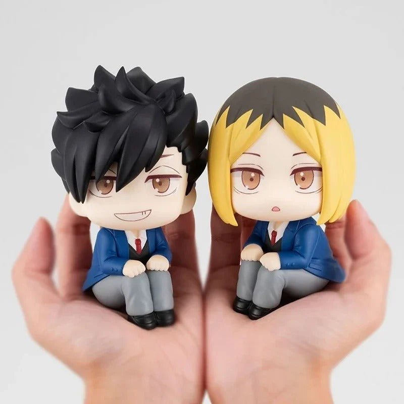 Haikyuu!! Kenma Kozume & Tetsurō Kuroo Chibi Look Up Figures Volleyball Anime & Manga - ZenAnimeMarket