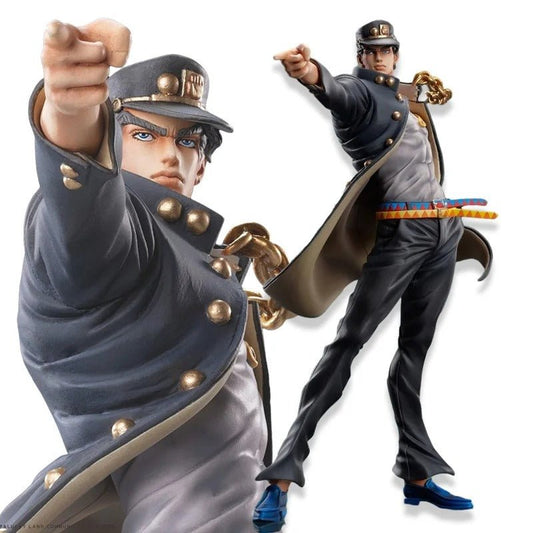 JoJo's Bizarre Adventure Anime Figure Kujo Jotaro & Jolyne Cujoh 17cm - ZenAnimeMarket