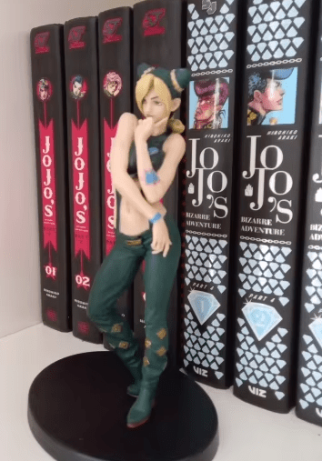 JoJo's Bizarre Adventure Anime Figure Kujo Jotaro & Jolyne Cujoh 17cm - ZenAnimeMarket