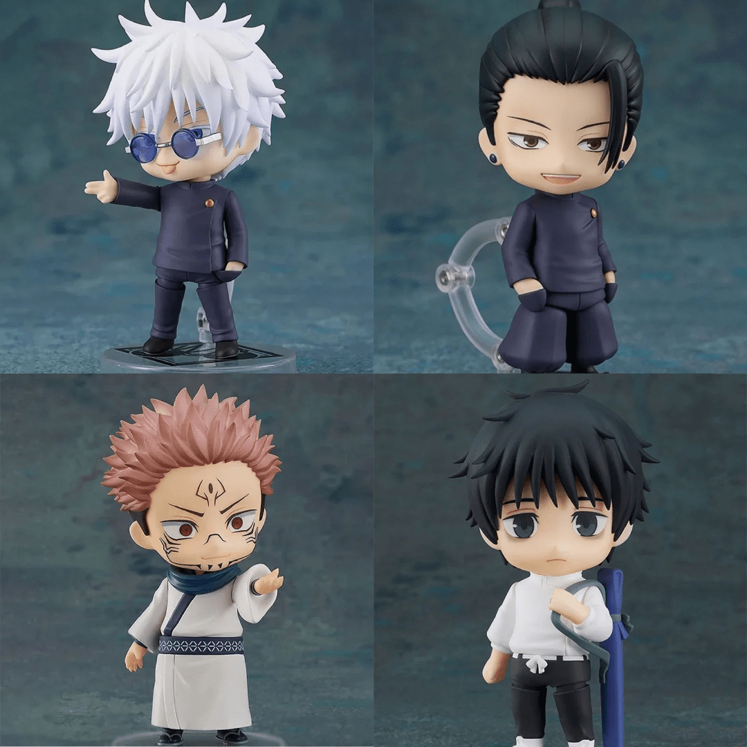 Jujutsu Kaisen Cute Nendoroid Customizable Action Figures (Gojo, Geto, Sukuna, Yuta) - ZenAnimeMarket