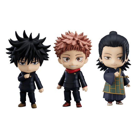 Jujutsu Kaisen Cute Nendoroid Customizable Action Figures (Yuji, Megumi, Geto) - ZenAnimeMarket