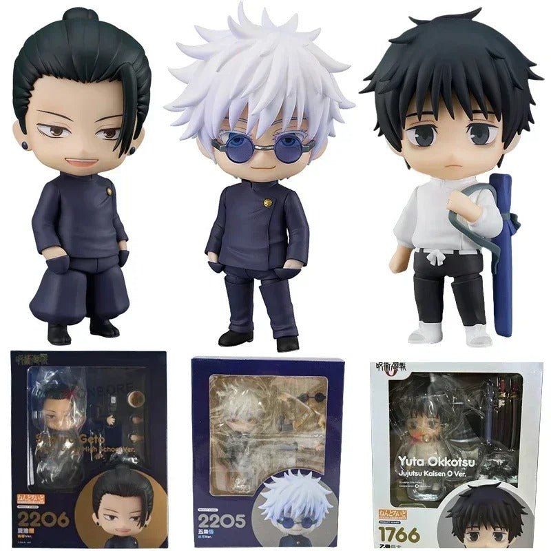 Jujutsu Kaisen Cute Nendoroid Customizable Action Figures (Yuji, Megumi, Geto) - ZenAnimeMarket