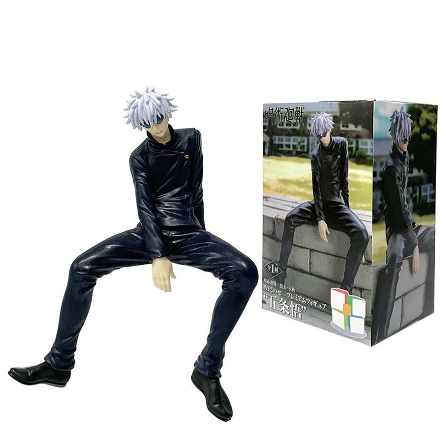 Jujutsu Kaisen Gojo Satoru & Geto Suguru Sitting Pose Action Figure 14cm - ZenAnimeMarket