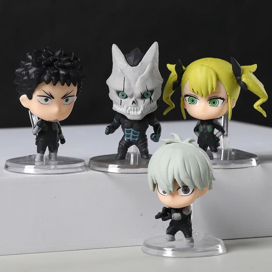 Kaiju No. 8 Mini Cute Anime Figures – Kafka Hibino, Kikoru Shinomiya & Reno Ichikawa 4 - Piece Set - ZenAnimeMarket