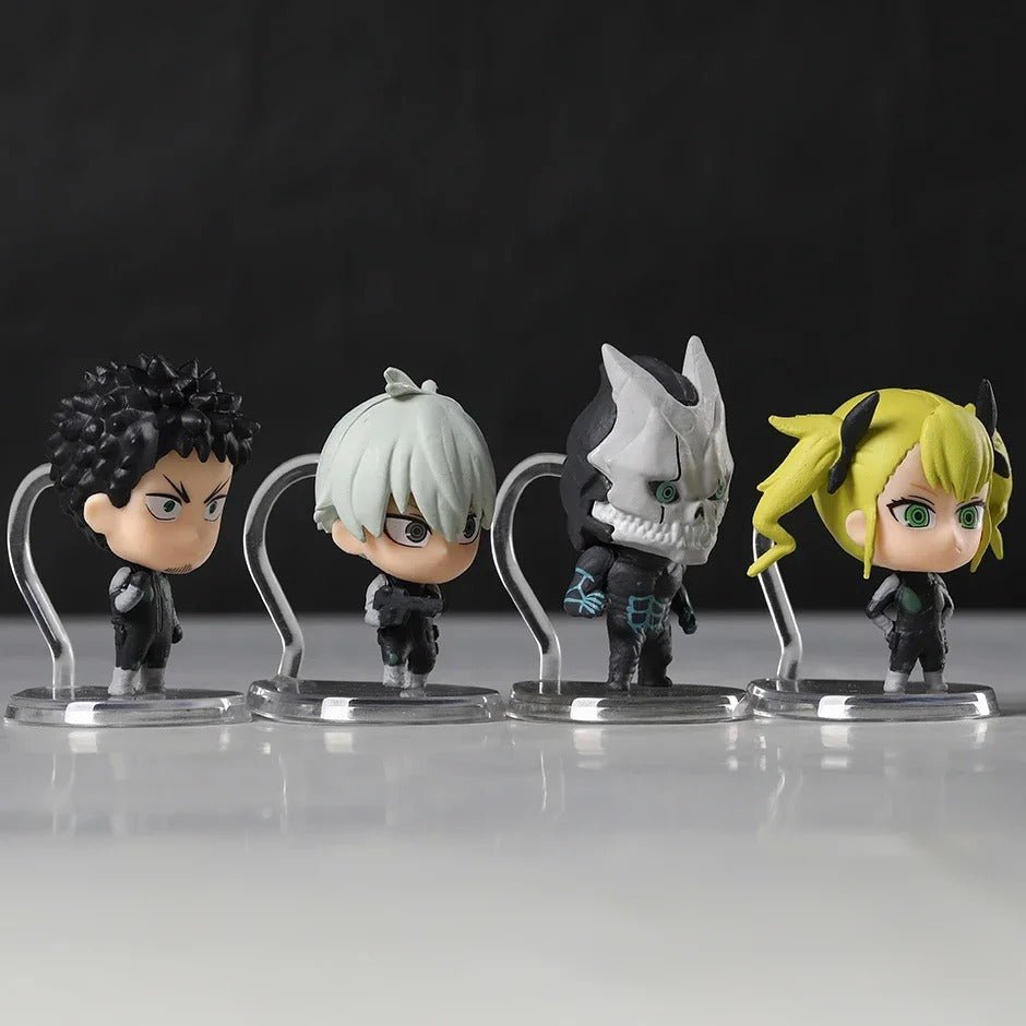 Kaiju No. 8 Mini Cute Anime Figures – Kafka Hibino, Kikoru Shinomiya & Reno Ichikawa 4 - Piece Set - ZenAnimeMarket