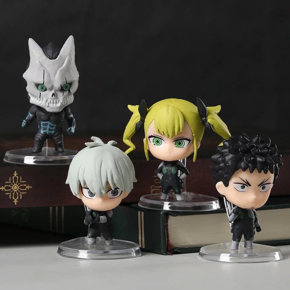 Kaiju No. 8 Mini Cute Anime Figures – Kafka Hibino, Kikoru Shinomiya & Reno Ichikawa 4 - Piece Set - ZenAnimeMarket