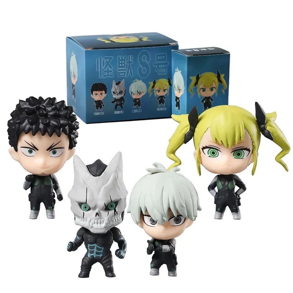 Kaiju No. 8 Mini Cute Anime Figures – Kafka Hibino, Kikoru Shinomiya & Reno Ichikawa 4 - Piece Set - ZenAnimeMarket