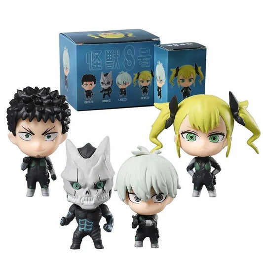 Kaiju No. 8 Mini Cute Anime Figures – Kafka Hibino, Kikoru Shinomiya & Reno Ichikawa 4 - Piece Set - ZenAnimeMarket