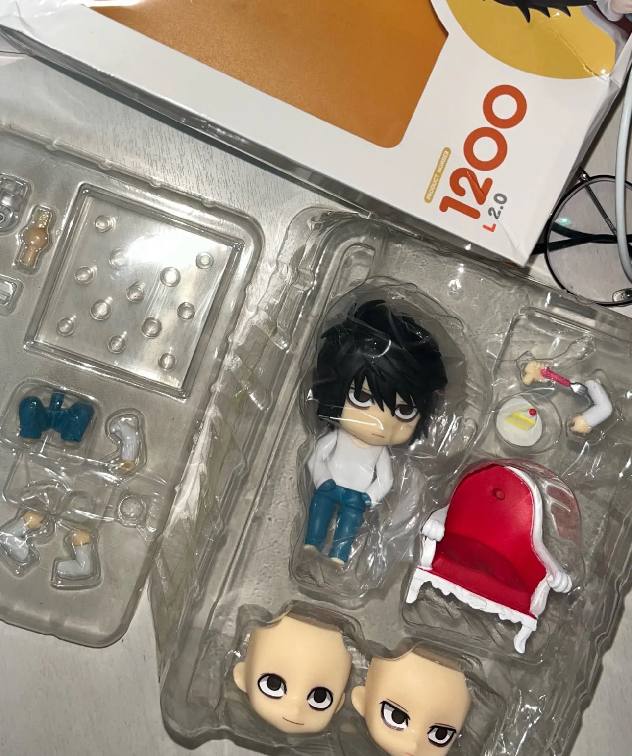 L Lawliet Death Note Nendoroid Customizable Action Figure - ZenAnimeMarket