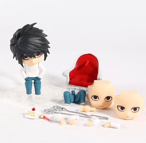 L Lawliet Death Note Nendoroid Customizable Action Figure - ZenAnimeMarket