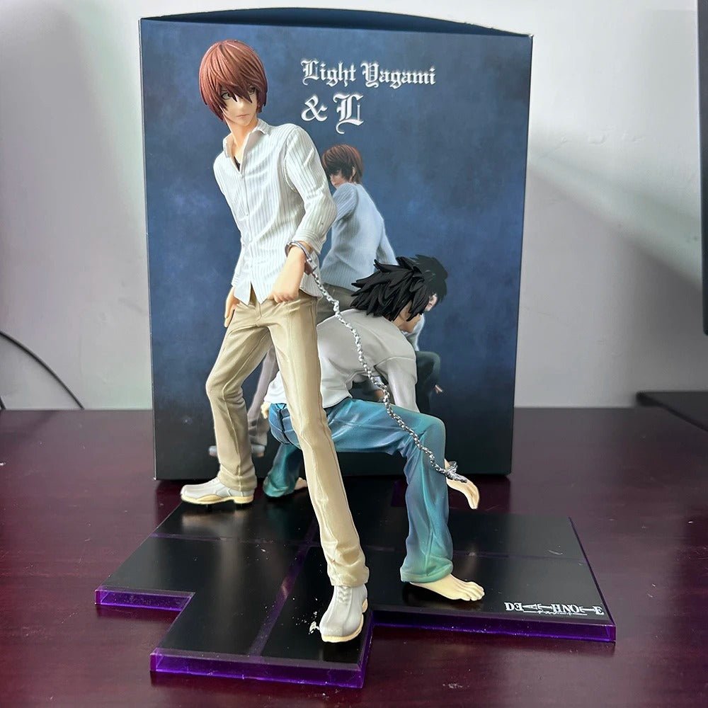 L & Light Yagami Death Note Action Figure 25cm - ZenAnimeMarket