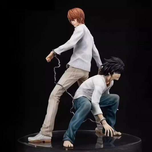 L & Light Yagami Death Note Action Figure 25cm - ZenAnimeMarket