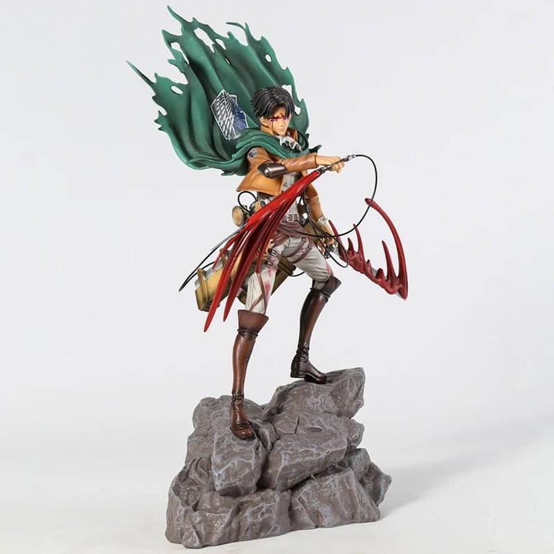 Levi Ackerman in Battle Attack On Titan Action Figure 32cm - ZenAnimeMarket