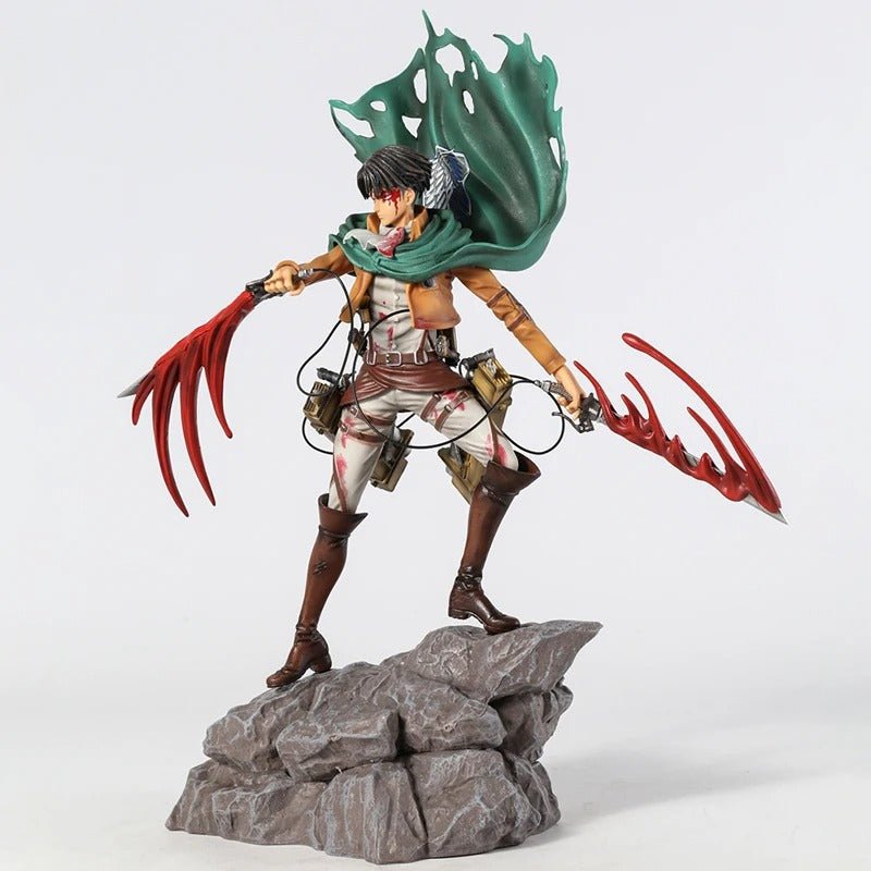 Levi Ackerman in Battle Attack On Titan Action Figure 32cm - ZenAnimeMarket