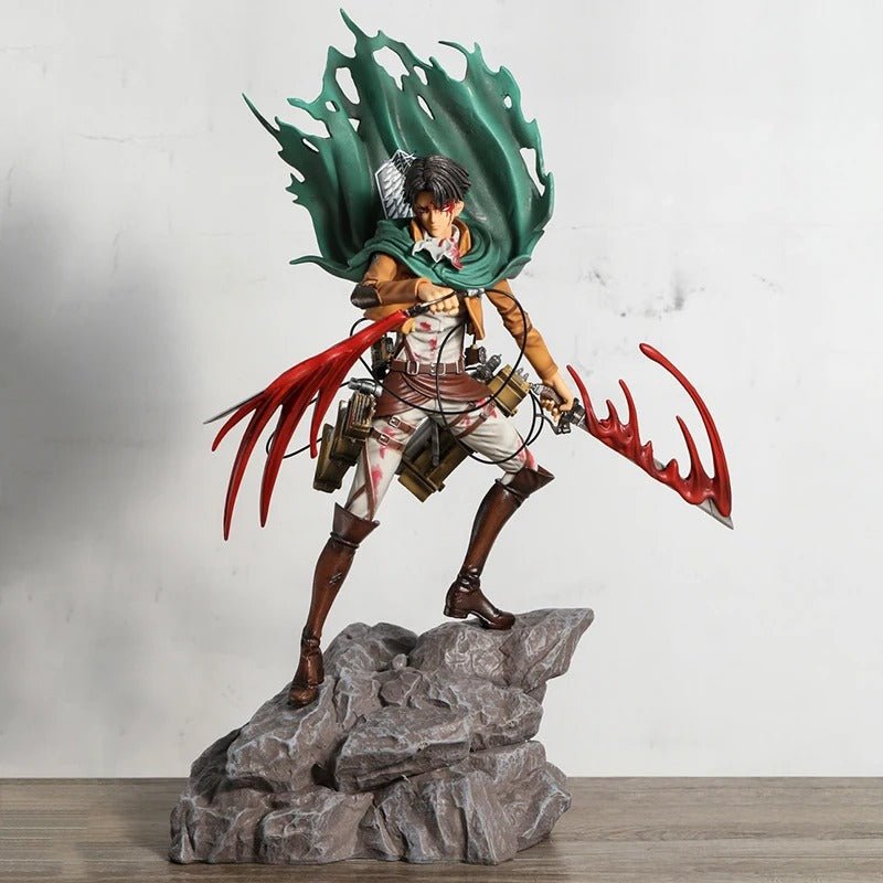 Levi Ackerman in Battle Attack On Titan Action Figure 32cm - ZenAnimeMarket