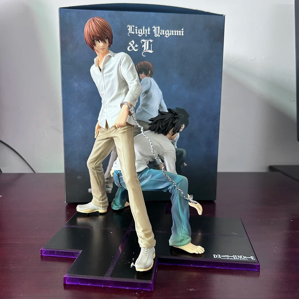 L & Light Yagami Death Note Action Figure 25cm