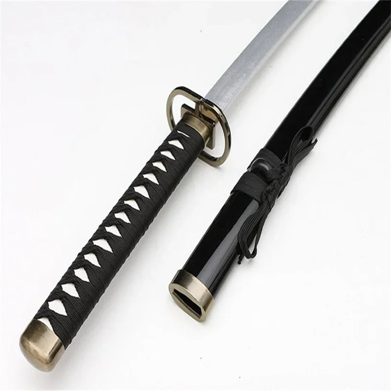 Bleach Katana Full-Sized Blade Ichigo Japanese Styled Cosplay Props (104 cm)