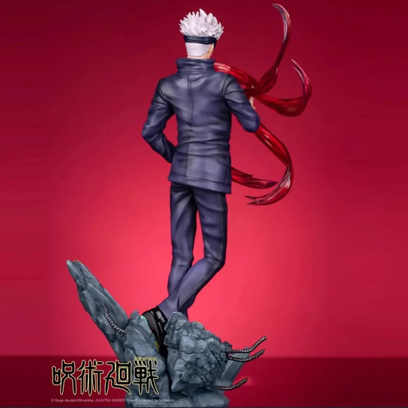 Satoru Gojo Jujutsu Kasien RED Cursed Technique Reversal Action Figure 28cm