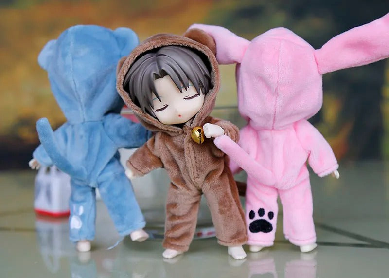 Animal Onesie Nendoroid Figures – Cute Mini Anime Collectibles with Dinosaur, Shark, Panda & More