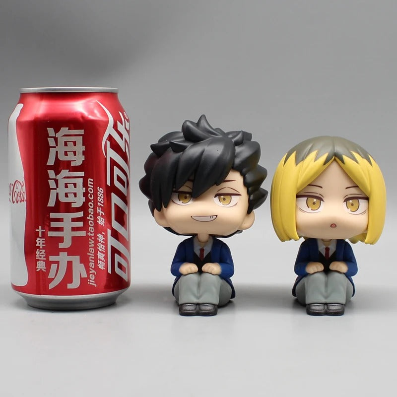 Haikyuu!! Kenma Kozume & Tetsurō Kuroo Look Up Figures Volleyball Anime & Manga