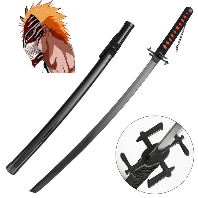 Bleach Katana Full-Sized Blade Ichigo Japanese Styled Cosplay Props (104 cm)