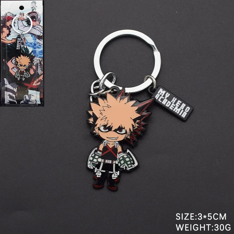 My Hero Academia Keychains Midoriya / Bakugou / Todoroki / All Might Anime & Manga