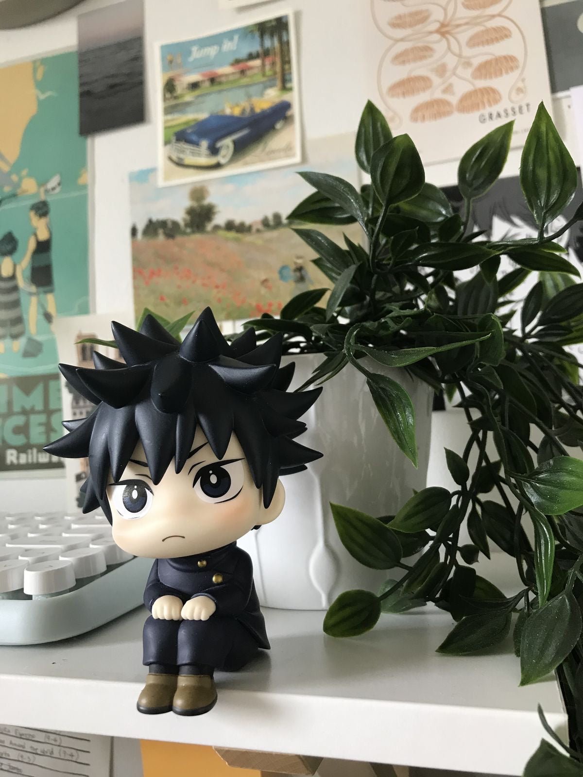 Megumi Fushiguro Jujutsu Kaisen Chibi Lookup Action Figure - ZenAnimeMarket