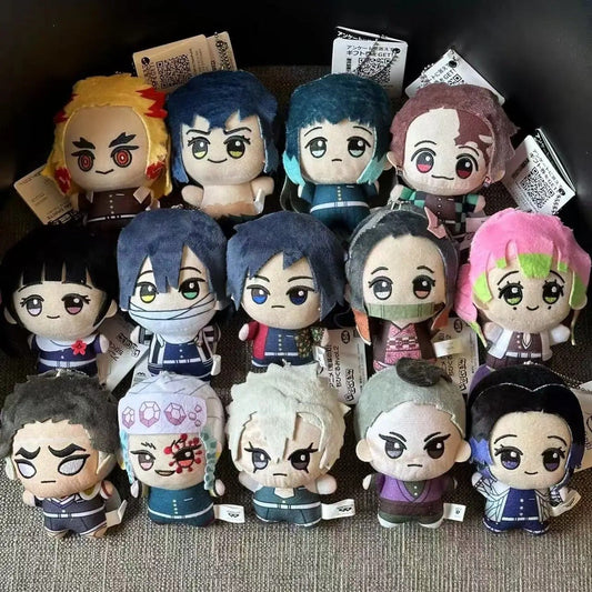 Mini Demon Slayer Cute Plushies Hashiras Soft Plush Toys 10cm - ZenAnimeMarket