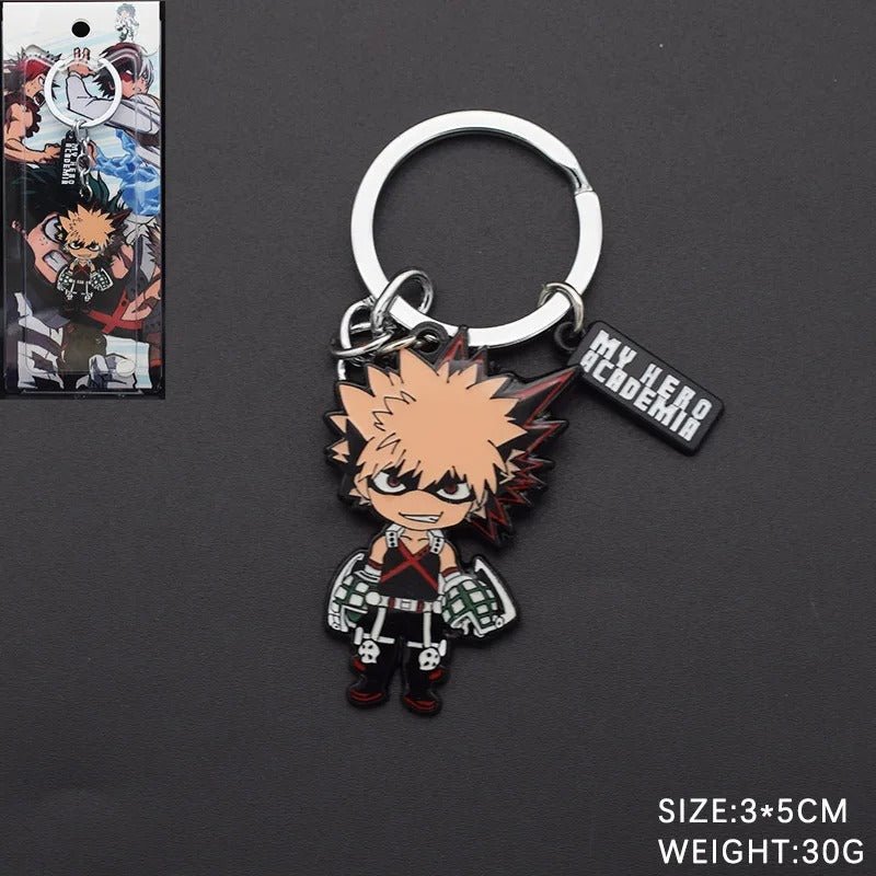 My Hero Academia Keychains Midoriya / Bakugou / Todoroki / All Might Anime & Manga - ZenAnimeMarket