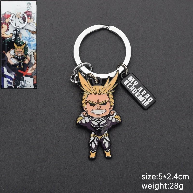 My Hero Academia Keychains Midoriya / Bakugou / Todoroki / All Might Anime & Manga - ZenAnimeMarket