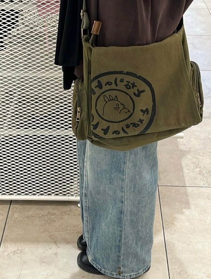 My Neighbor Totoro Bag Studio Ghibli Cartoon & Anime Styled Crossbody Shoulder Bag - ZenAnimeMarket