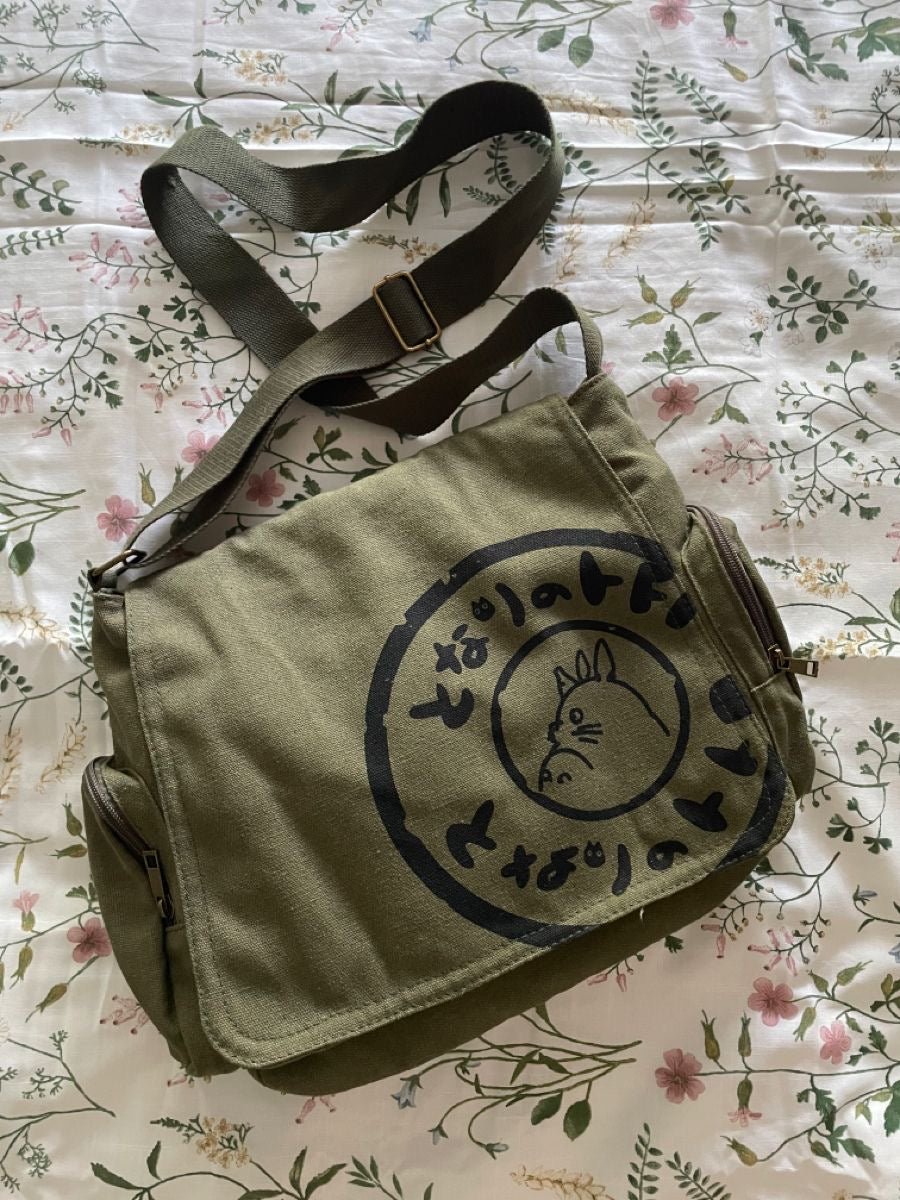 My Neighbor Totoro Bag Studio Ghibli Cartoon & Anime Styled Crossbody Shoulder Bag - ZenAnimeMarket