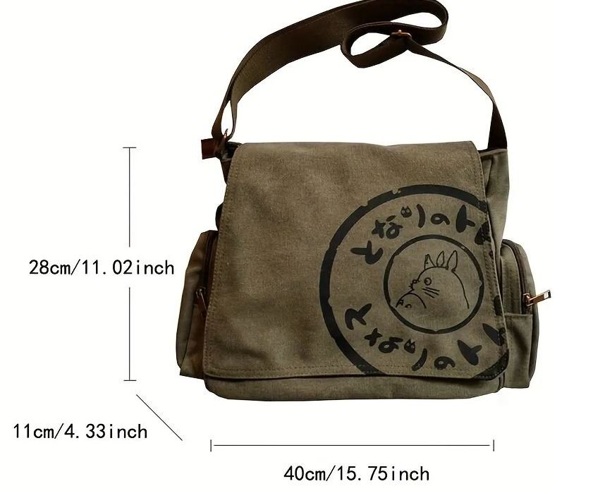 My Neighbor Totoro Bag Studio Ghibli Cartoon & Anime Styled Crossbody Shoulder Bag - ZenAnimeMarket