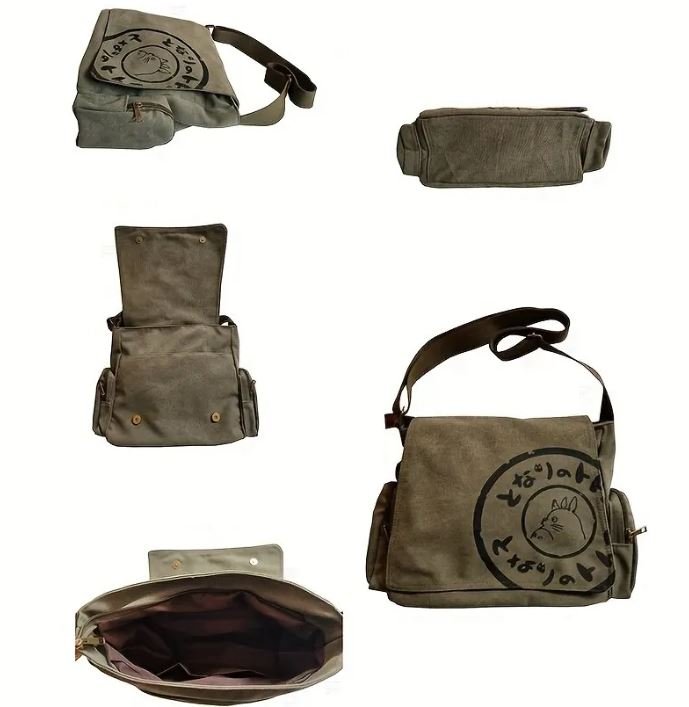 My Neighbor Totoro Bag Studio Ghibli Cartoon & Anime Styled Crossbody Shoulder Bag - ZenAnimeMarket