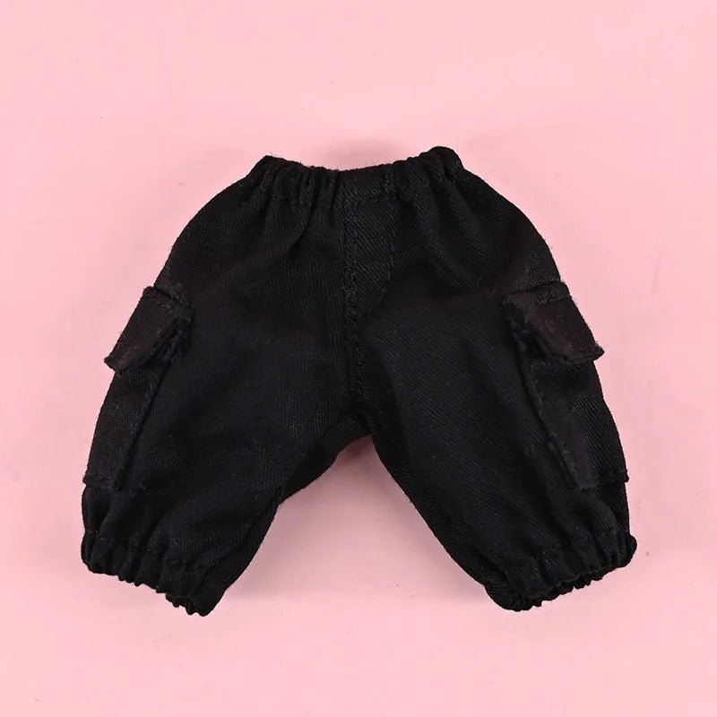 Nendoroid Clothing Set – Cute Plain Knitted Sweater & Jeans Outfit Chibi Doll Clothes - ZenAnimeMarket