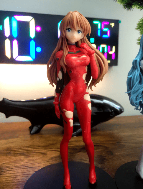 Neon Genesis Evangelion Anime Action Figures Ayanami Rei & Asuka 18cm - ZenAnimeMarket