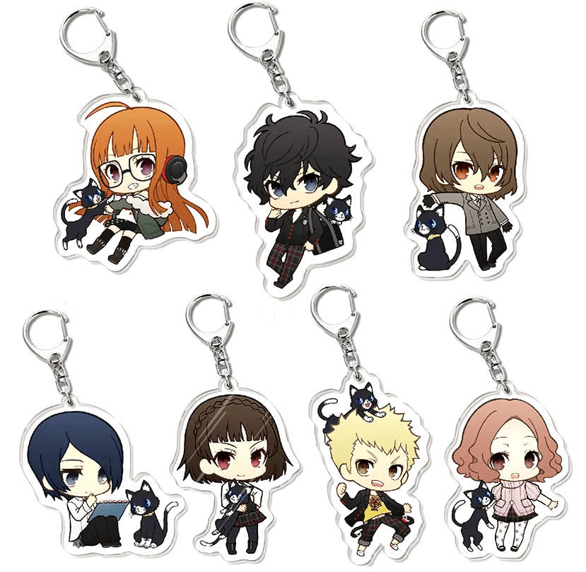Persona 5 Mini Character Keychains - ZenAnimeMarket