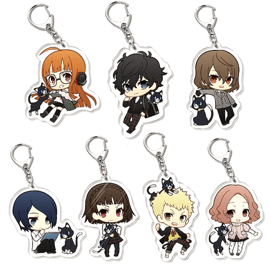 Persona 5 Mini Character Keychains - ZenAnimeMarket