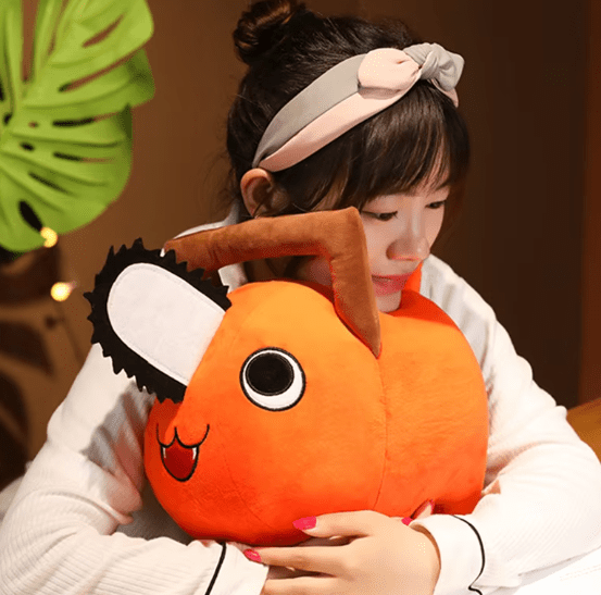 Pochita Chainsaw Man Plushy Stuffed Soft Toy - ZenAnimeMarket