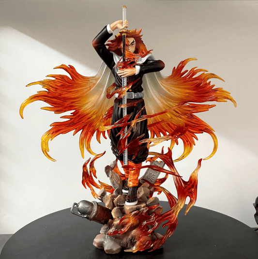 Rengoku Kyojuro Demon Slayer Flame Hashira Action Figure Kimetsu no Yaiba Anime & Manga 30cm - ZenAnimeMarket