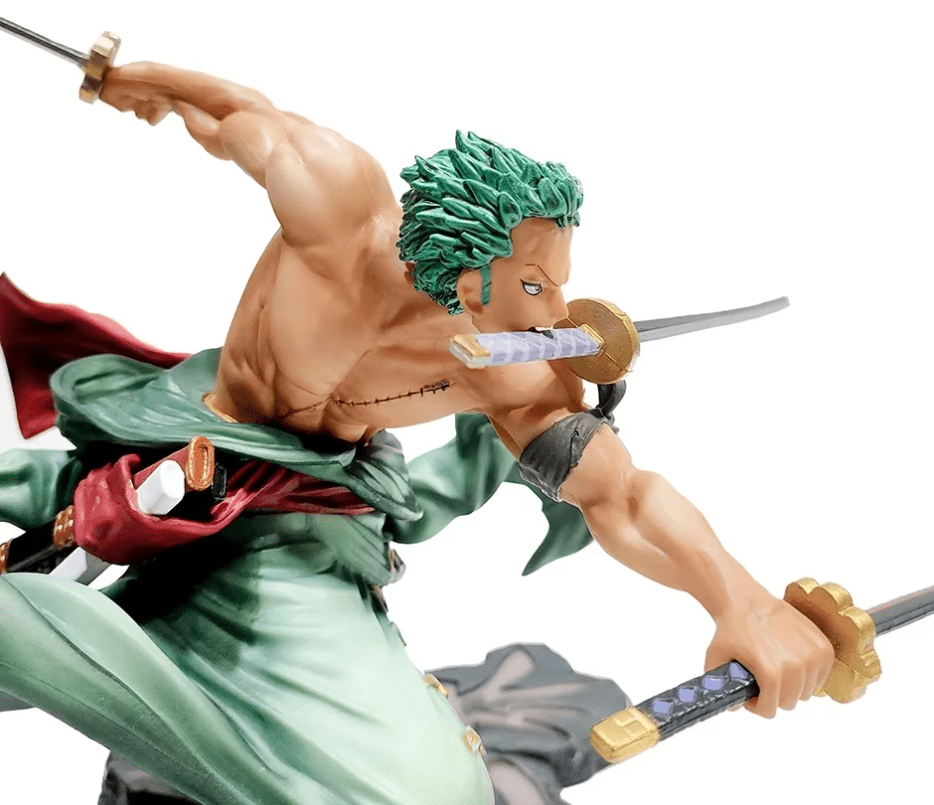 Roronoa Zoro One Piece Three - Blade Anime Action Figure 12cm - ZenAnimeMarket