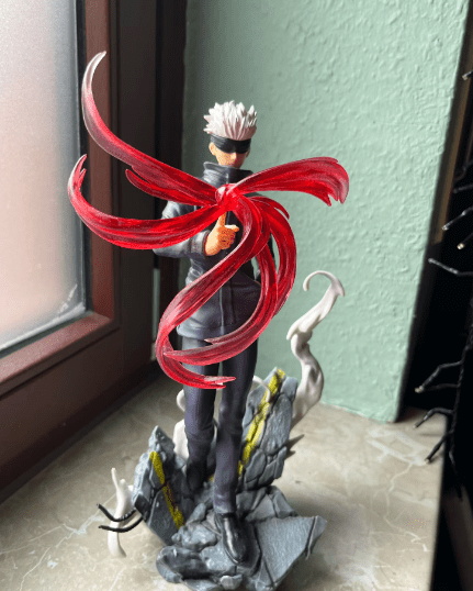 Satoru Gojo Jujutsu Kasien RED Cursed Technique Reversal Action Figure 28cm - ZenAnimeMarket