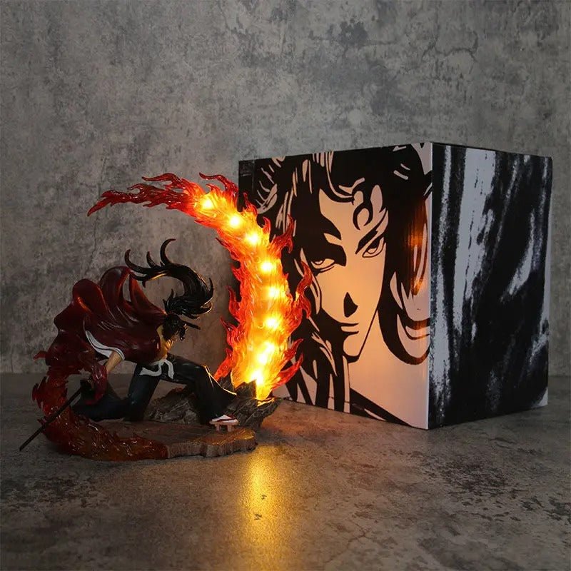 Yoriichi Tsugikuni Demon Slayer LED Light Up The Sun Breather Action Figure 25cm - ZenAnimeMarket